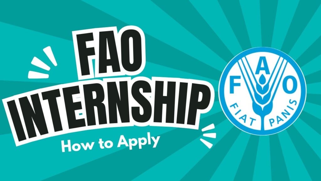 How to Apply for the FAO Internship